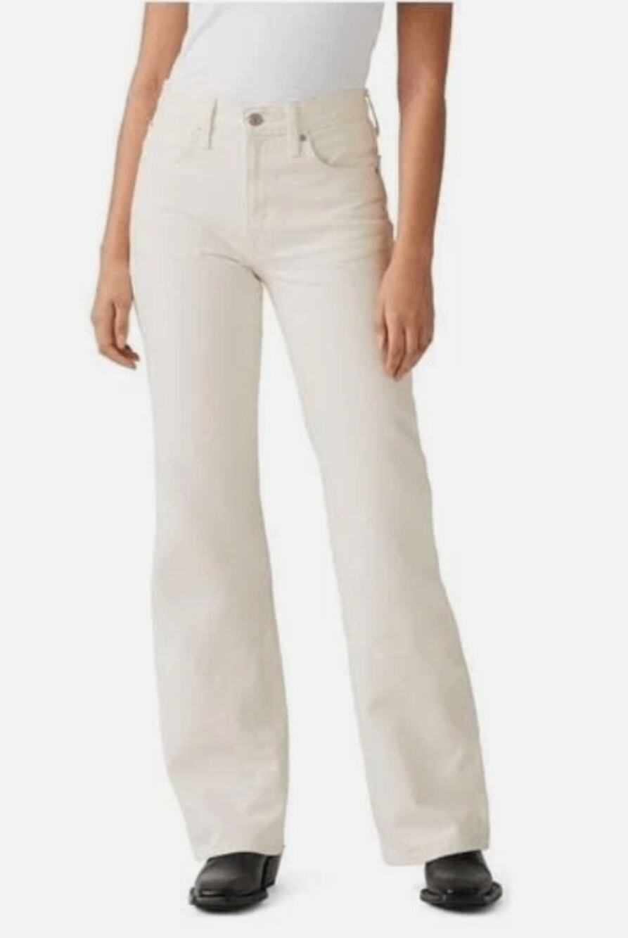 Levi's Women's '94 Cotton Baggy-Fit Bootcut Jeans White 33